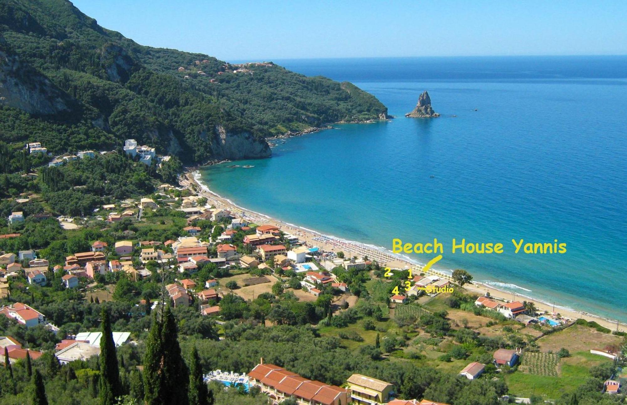 Beach House Yannis 3 In Agios Gordios Beach On Corfu Екстериор снимка